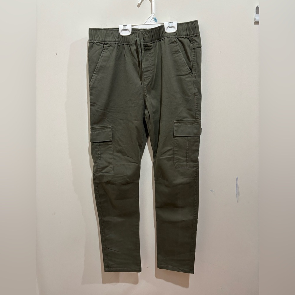 Olive Cargo Pants, teen size 18 or women’s size XS/4
